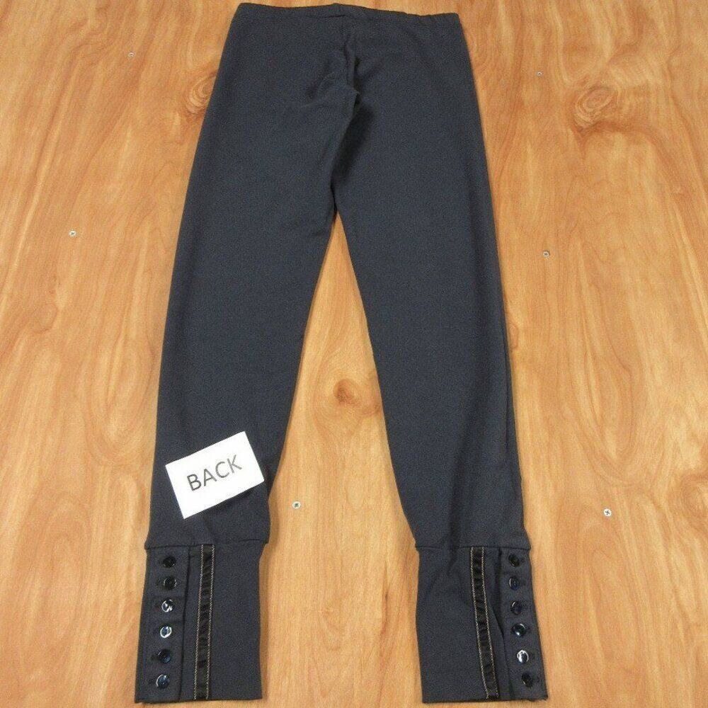 EUROPEAN CULTURE Royal Dye Dark Navy Blue‎ Leggings Womens Sz S Pull On Trousers